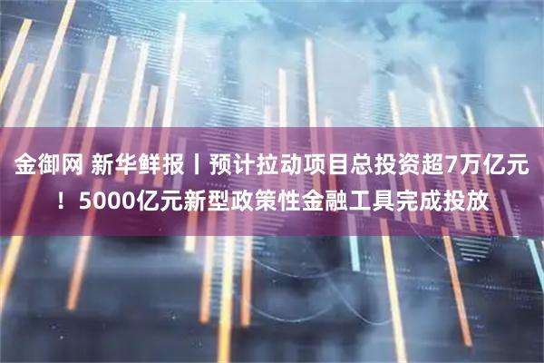 金御网 新华鲜报丨预计拉动项目总投资超7万亿元！5000亿元新型政策性金融工具完成投放