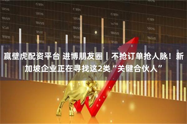 赢壁虎配资平台 进博朋友圈｜不抢订单抢人脉！新加坡企业正在寻找这2类“关键合伙人”